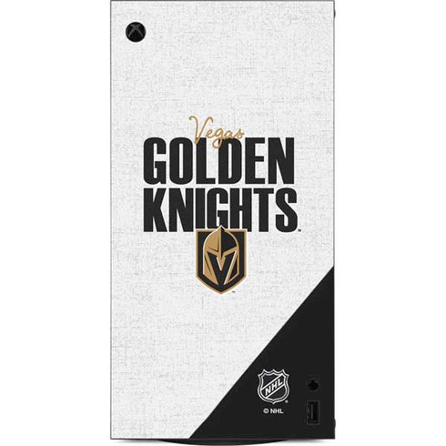 NHL Vegas Golden Knights Script XBox Series X Digital Edition Console Skin
