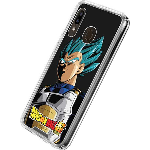 Dragon Ball Super Vegeta Galaxy A30 Clear Case