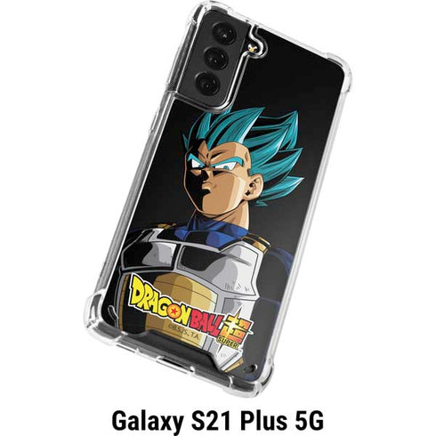 Dragon Ball Super Vegeta Galaxy S21 Plus 5G Clear Case