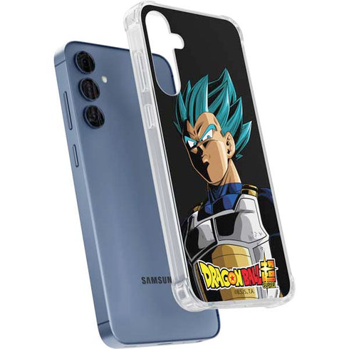 Dragon Ball Super Vegeta Galaxy S24 Clear Case
