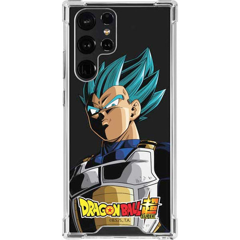 Dragon Ball Super Vegeta Galaxy S24 Ultra Clear Case