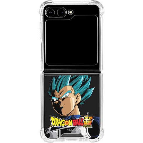 Dragon Ball Super Vegeta Galaxy Z Flip6 Clear Case