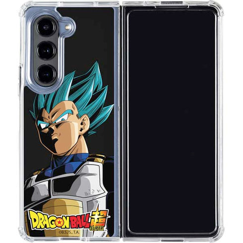 Dragon Ball Super Vegeta Galaxy Z Fold5 5G Clear Case