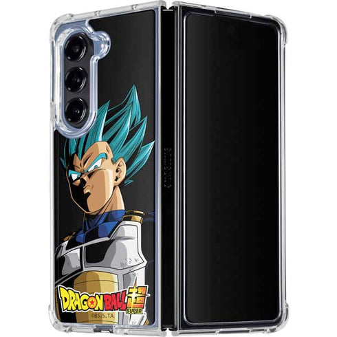 Dragon Ball Super Vegeta Galaxy Z Fold5 5G Clear Case