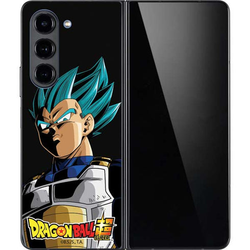 Dragon Ball Super Vegeta Galaxy Z Fold5 5G Skin