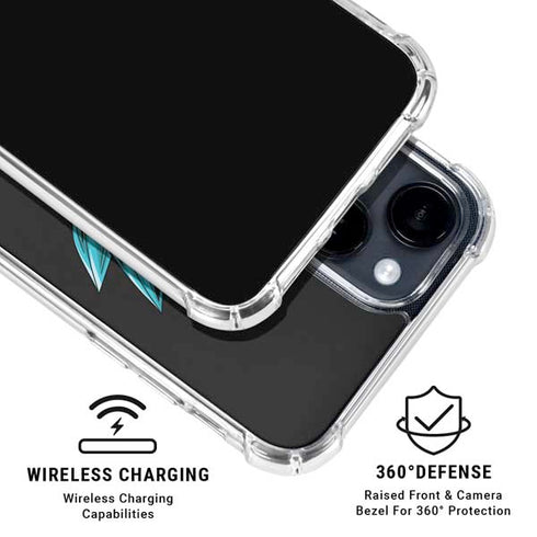 Dragon Ball Super Vegeta iPhone 14 Plus Clear Case
