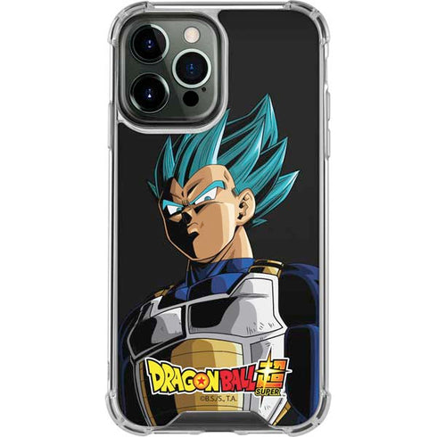 Dragon Ball Super Vegeta iPhone 14 Pro Max Clear Case