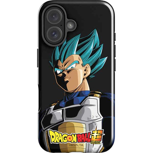 Dragon Ball Super Vegeta iPhone 16 Plus Impact Case