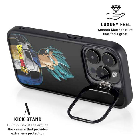 Dragon Ball Super Vegeta iPhone 16 Pro Max Kickstand Case