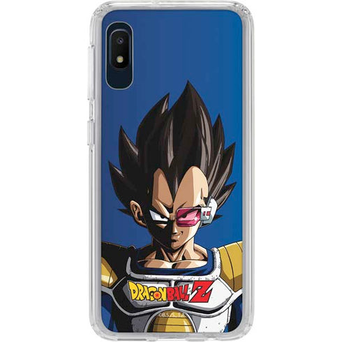 Dragon Ball Z Vegeta Portrait Galaxy A10e Clear Case