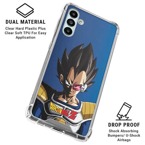 Dragon Ball Z Vegeta Portrait Galaxy A13 5G Clear Case