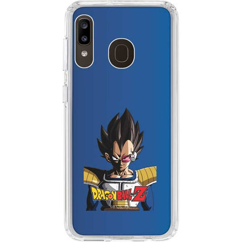 Dragon Ball Z Vegeta Portrait Galaxy A20 Clear Case