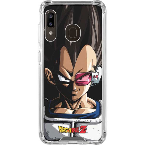 Dragon Ball Z Vegeta Portrait Galaxy A30 Clear Case