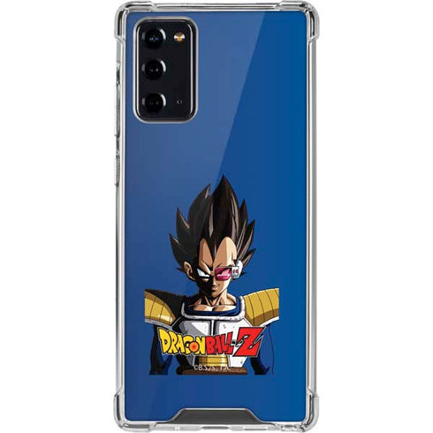 Dragon Ball Z Vegeta Portrait Galaxy Note20 5G Clear Case
