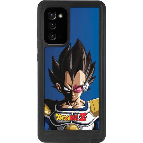 Dragon Ball Z Vegeta Portrait Galaxy Note20 5G Waterproof Case