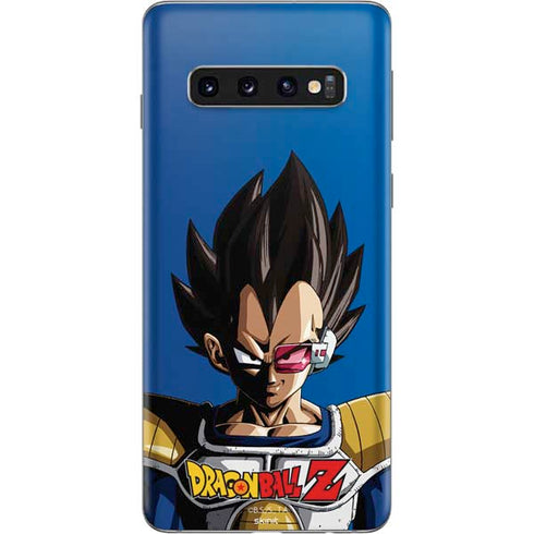 Dragon Ball Z Vegeta Portrait Galaxy S10 Skin