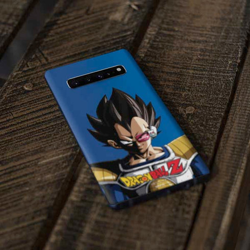 Dragon Ball Z Vegeta Portrait Galaxy S10 Skin