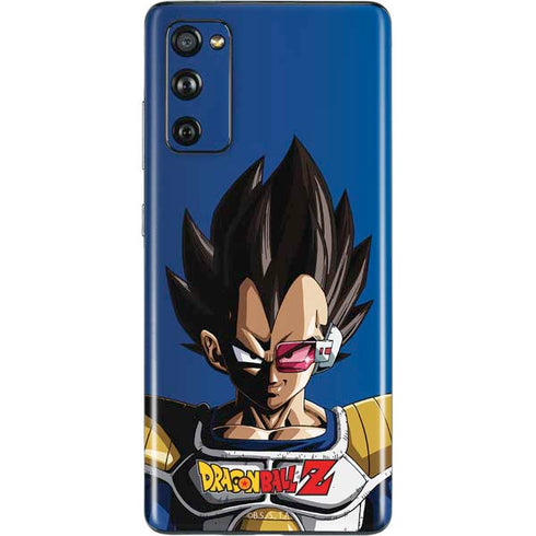 Dragon Ball Z Vegeta Portrait Galaxy S20 Fan Edition Skin