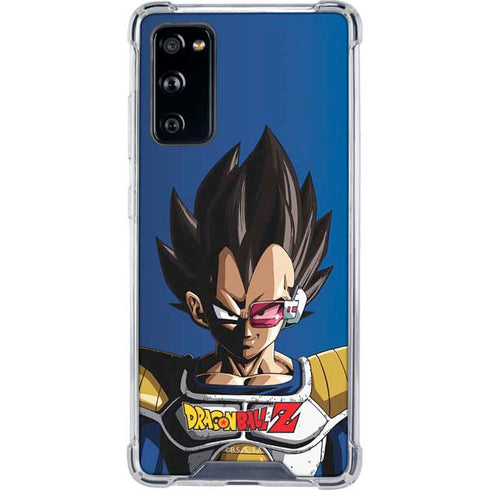 Dragon Ball Z Vegeta Portrait Galaxy S20 FE Clear Case