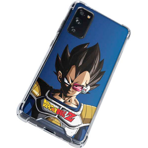 Dragon Ball Z Vegeta Portrait Galaxy S20 FE Clear Case