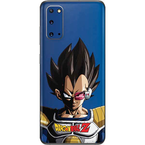 Dragon Ball Z Vegeta Portrait Galaxy S20 Skin