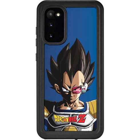 Dragon Ball Z Vegeta Portrait Galaxy S20 Waterproof Case