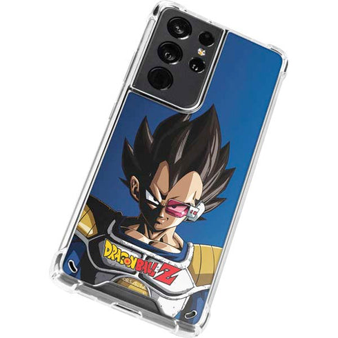 Dragon Ball Z Vegeta Portrait Galaxy S21 Ultra 5G Clear Case