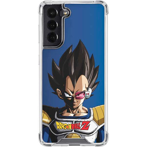 Dragon Ball Z Vegeta Portrait Galaxy S22 Clear Case