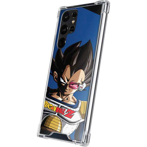 Dragon Ball Z Vegeta Portrait Galaxy S22 Ultra Clear Case
