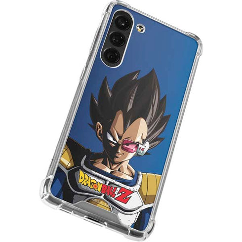 Dragon Ball Z Vegeta Portrait Galaxy S23 Plus Clear Case