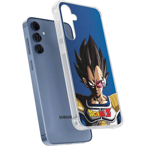 Dragon Ball Z Vegeta Portrait Galaxy S24 Clear Case