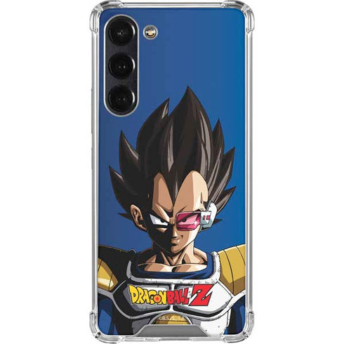 Dragon Ball Z Vegeta Portrait Galaxy S24 FE Clear Case