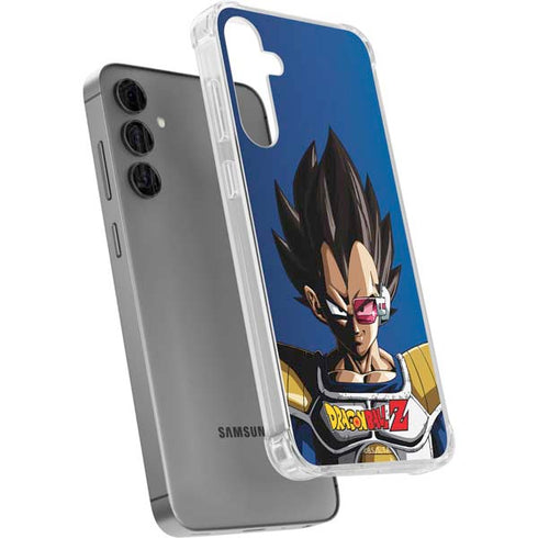 Dragon Ball Z Vegeta Portrait Galaxy S24 Plus Clear Case