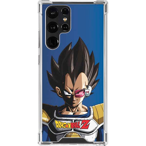 Dragon Ball Z Vegeta Portrait Galaxy S24 Ultra Clear Case