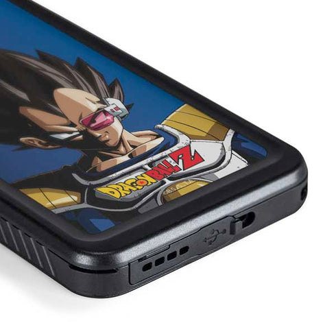 Dragon Ball Z Vegeta Portrait Galaxy S24 Waterproof Case