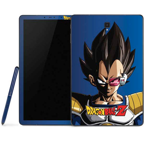 Dragon Ball Z Vegeta Portrait Samsung Galaxy Tab Skin