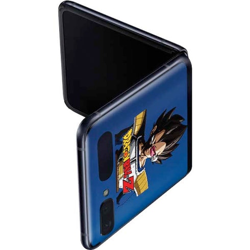 Dragon Ball Z Vegeta Portrait Galaxy Z Flip Skin