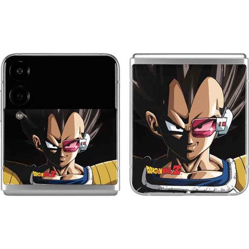Dragon Ball Z Vegeta Portrait Galaxy Z Flip4 5G Skin
