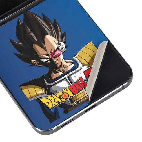 Dragon Ball Z Vegeta Portrait Galaxy Z Flip5 5G Skin