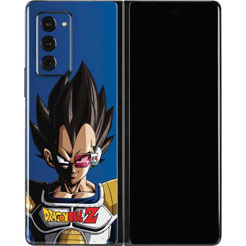 Dragon Ball Z Vegeta Portrait Galaxy Z Fold2 5G Skin