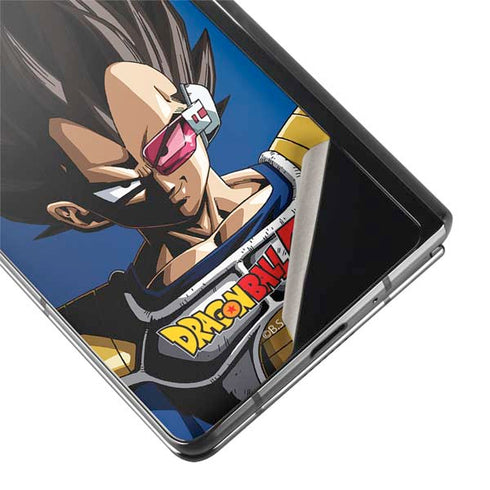 Dragon Ball Z Vegeta Portrait Galaxy Z Fold2 5G Skin