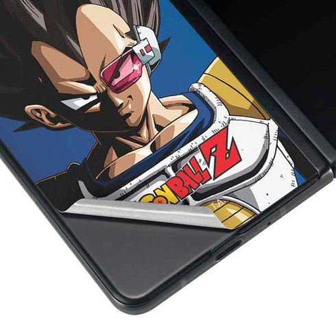 Dragon Ball Z Vegeta Portrait Galaxy Z Fold3 5G Skin