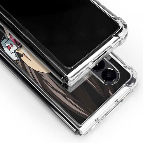 Dragon Ball Z Vegeta Portrait Galaxy Z Fold4 5G Clear Case