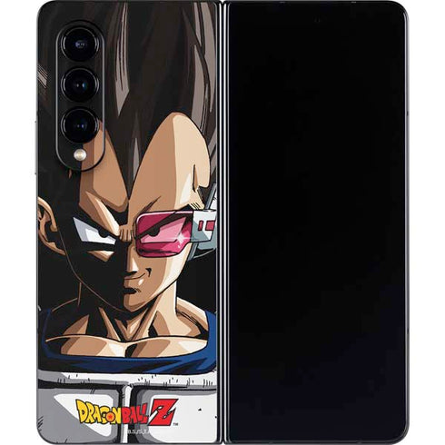 Dragon Ball Z Vegeta Portrait Galaxy Z Fold4 5G Skin