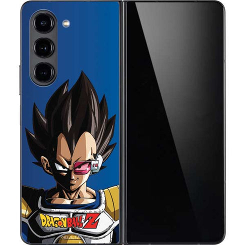 Dragon Ball Z Vegeta Portrait Galaxy Z Fold5 5G Skin