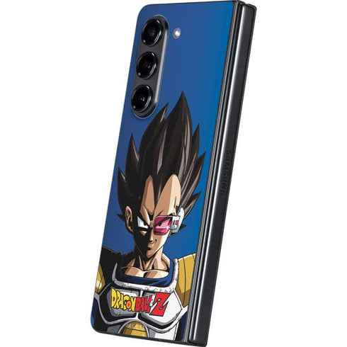 Dragon Ball Z Vegeta Portrait Galaxy Z Fold5 5G Skin