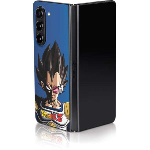 Dragon Ball Z Vegeta Portrait Galaxy Z Fold5 5G Skin