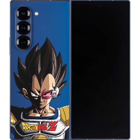 Dragon Ball Z Vegeta Portrait Galaxy Z Fold6 Skin