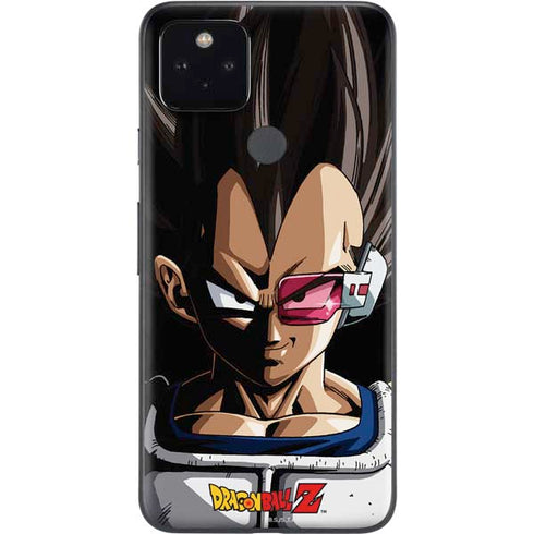 Dragon Ball Z Vegeta Portrait Google Pixel 4a 5G Skin