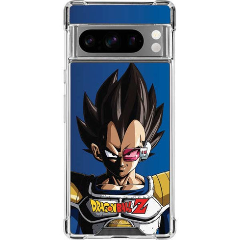 Dragon Ball Z Vegeta Portrait Google Pixel 8 Pro Clear Case